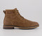 Mens OFFICE Brodie Borg Lined Lace Up Boots Tan