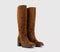 Womens Vagabond Shoemakers Meryl Knee High Boots Cocoa Suede