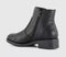 Womens OFFICE Agnes Side Zip Ankle Boots Black