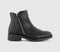 Womens OFFICE Agnes Side Zip Ankle Boots Black