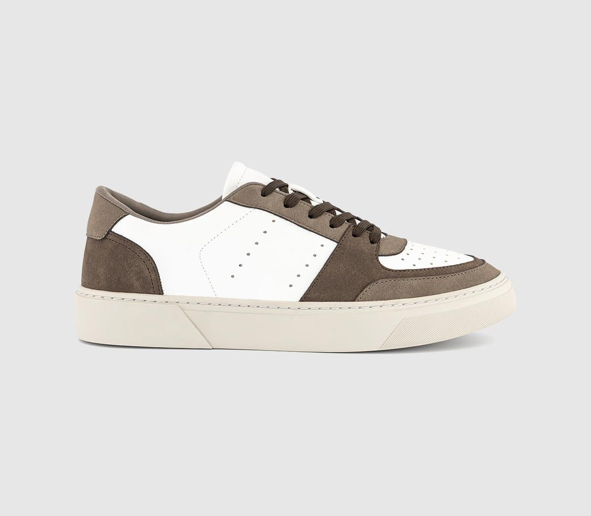 OFFICE Camden Skate Trainers White Mix