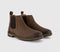 Mens OFFICE Bernard Nubuck Chelsea Boots Brown Nubuck