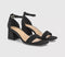 Womens OFFICE Makaya Two Part Block Heel Sandals Black