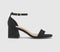Womens OFFICE Makaya Two Part Block Heel Sandals Black