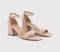 Womens OFFICE Makaya Two Part Block Heel Sandals Blush