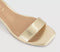 Womens OFFICE Makaya Two Part Block Heel Sandals Gold
