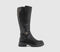 Womens OFFICE Kaia Buckle Detail Riding Boots Black - OFFCUTS SHOES by OFFICE