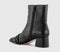 Womens OFFICE Aris Block Heel Buckle Detail Boots Black