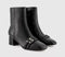 Womens OFFICE Aris Block Heel Buckle Detail Boots Black