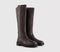 Womens Tony Bianco Hayes High Boots Chocolate Como - OFFCUTS SHOES by OFFICE