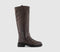 Womens Tony Bianco Hayes High Boots Chocolate Como - OFFCUTS SHOES by OFFICE