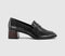 Womens OFFICE Matilda Block Heel Loafers Black