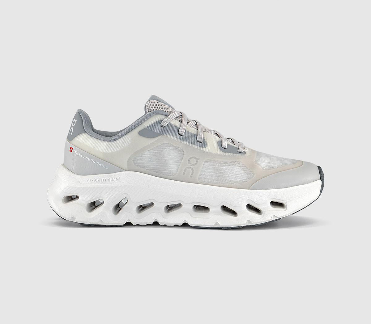 ON Cloudtilt Remix Trainers Alloy Ivory F UK Size 5