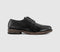 Mens OFFICE Curtis Casual Lace Up Derby Shoes Black Leather