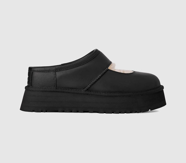 Womens UGG Bea Mary Jane Leather Shoes Black UK Size 6