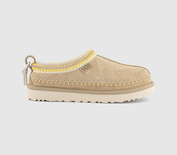 Womens UGG Tasman Biarritz Slippers Mustard Seed