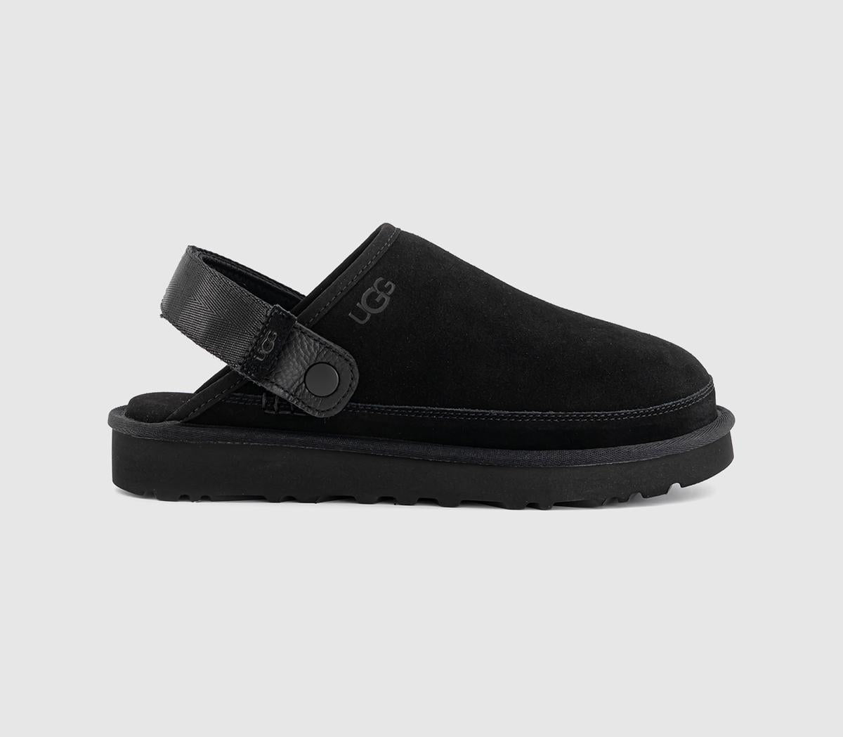 Mens UGG Goldencoast Clogs Black