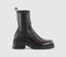 Womens Miista Oliana Boots Black Burgandy - OFFCUTS SHOES by OFFICE