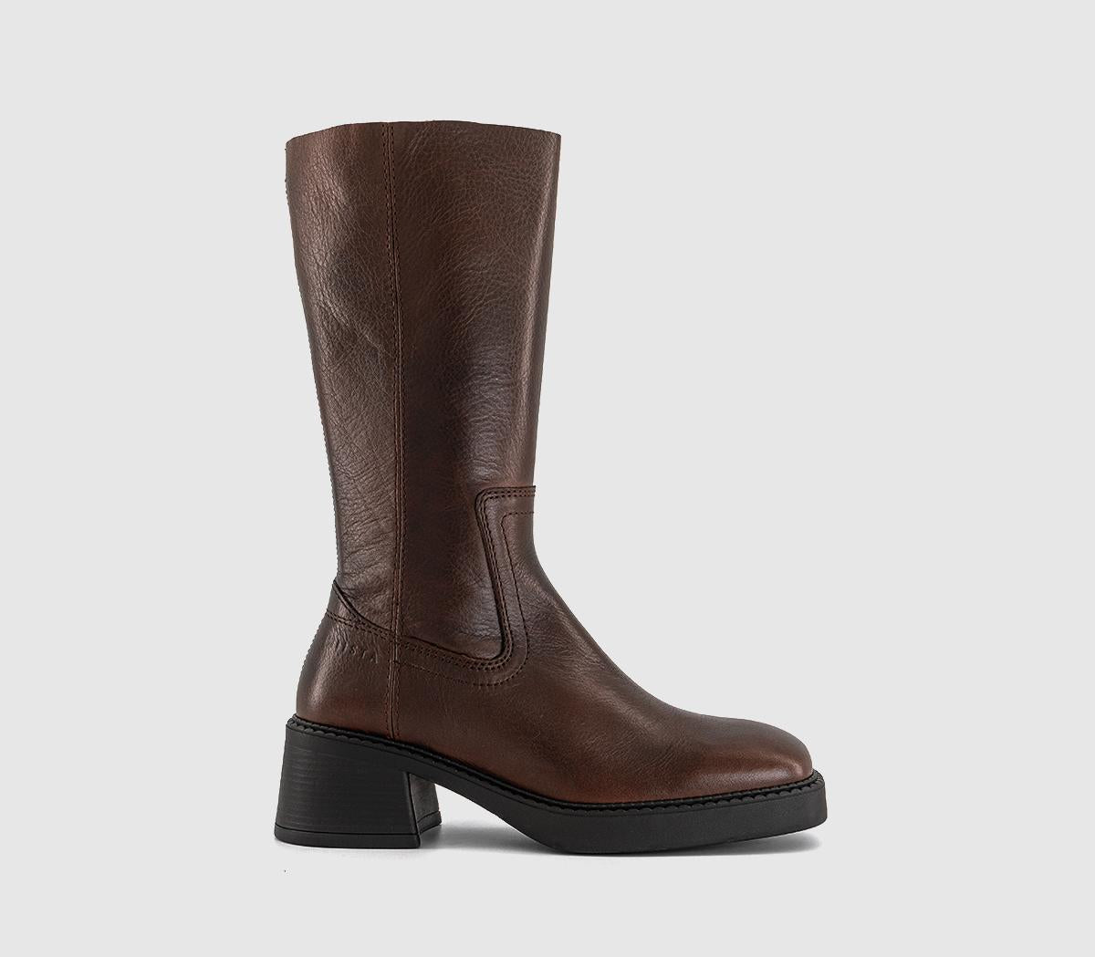 Womens Miista Marlies Boots Brown Brush Off