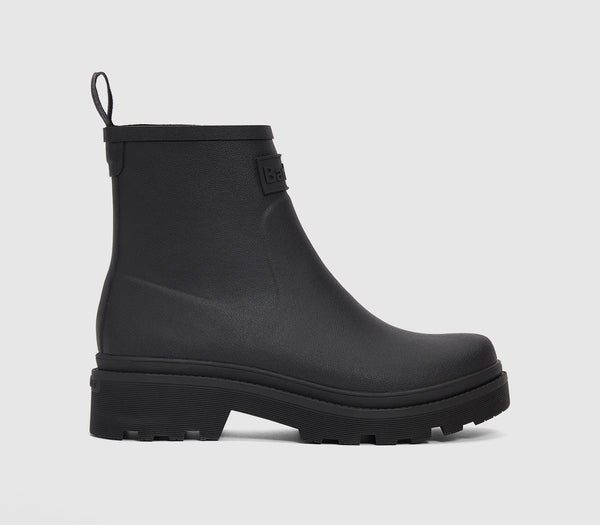 Womens Barbour Layla Ankle Welly Boots Black
