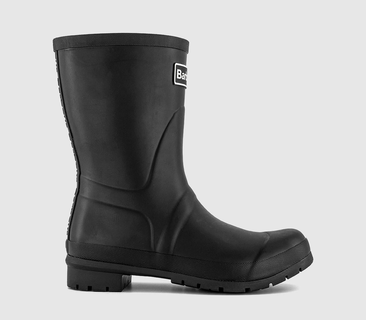 Womens Barbour Banbury Mid Welly Boots Black