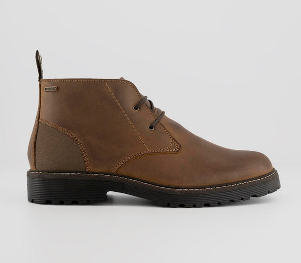 Mens Barbour Maxwell Chukka Boots Teak