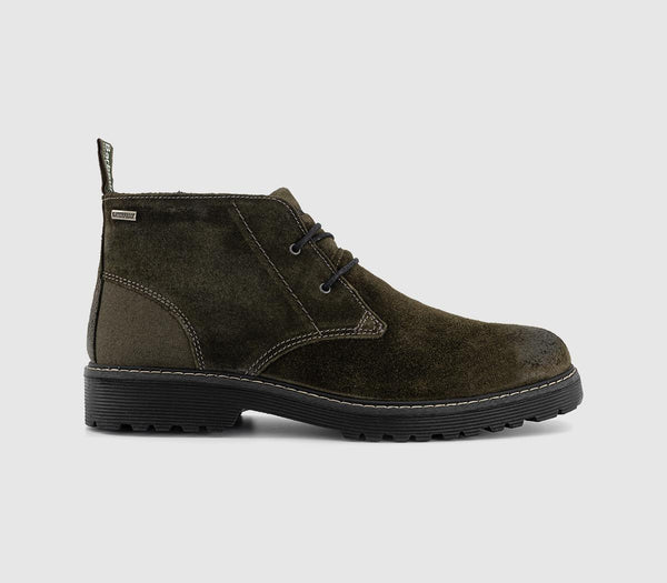 Mens Barbour Maxwell Chukka Boots Oiled Brown Suede