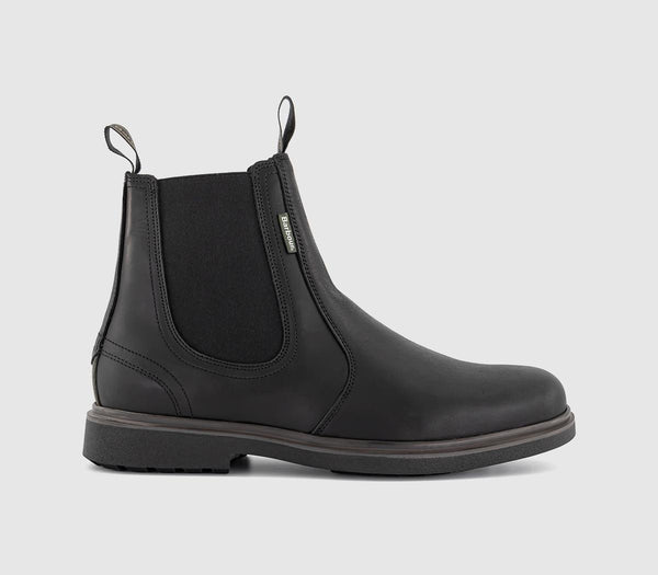 Mens Barbour Hale Chelsea Boots Black UK Size 8