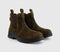 Mens Barbour Turnbull Chelsea Boots Oiled Olive Suede