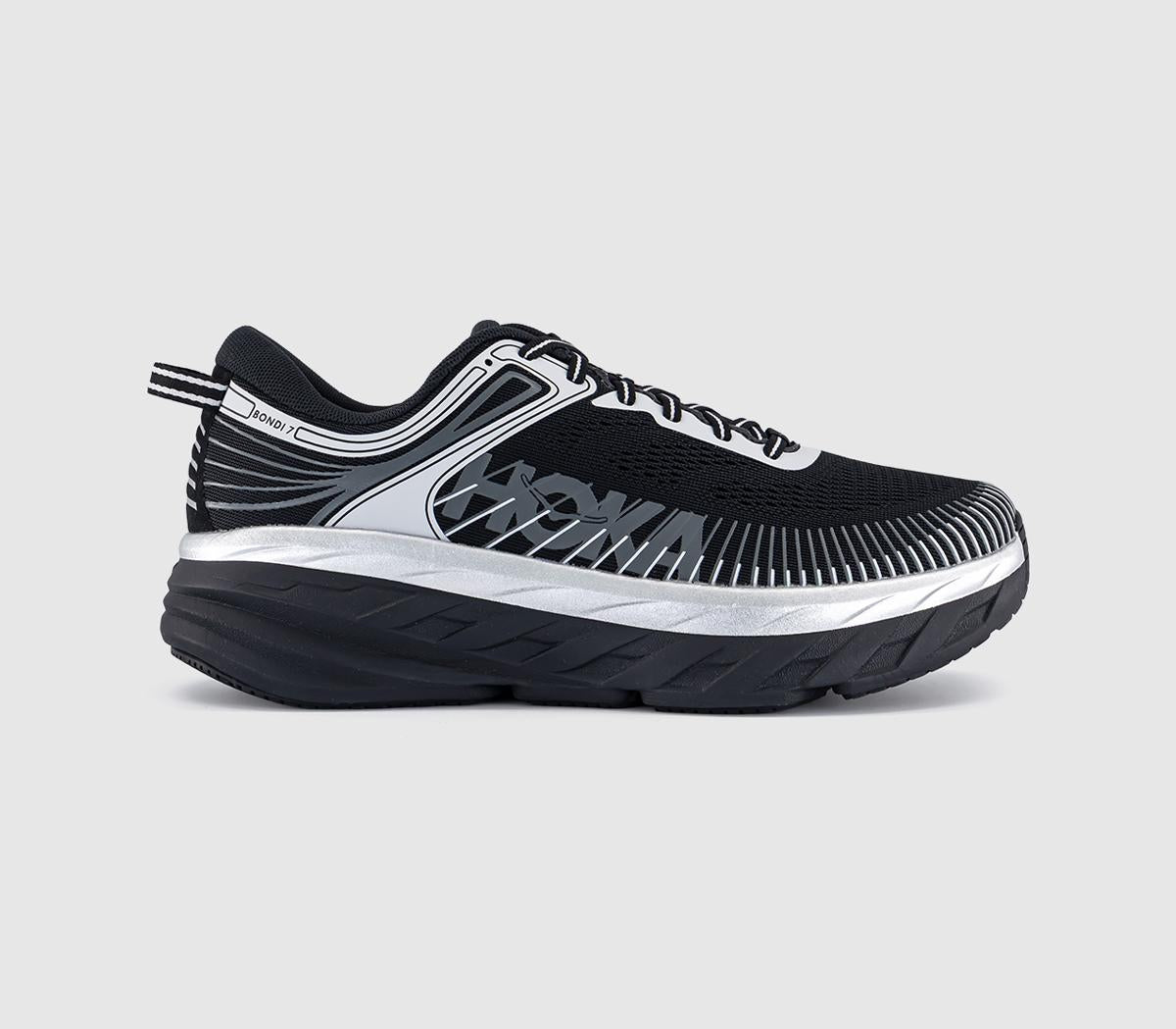 HOKA Bondi 7 Trainers Black Stardust