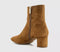 Womens OFFICE Aniston Block Heel Ankle Boots Tan