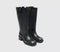 Womens ALOHAS Sajan Knee High Boots Black Leather
