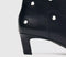 Womens ALOHAS Nash Studs Ankle Boots Black Leather