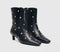 Womens ALOHAS Nash Studs Ankle Boots Black Leather