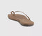 Womens TKEES Square Toe Lily Flip Flops Cocobutter
