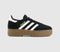 adidas Handball Spezial Bold Trainers Black White - OFFCUTS SHOES by OFFICE