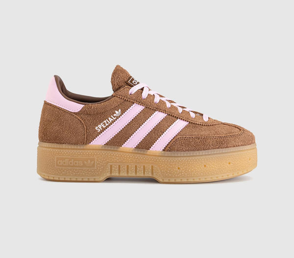adidas Handball Spezial Bold Trainers Preloved Brown Clear Pink Gum