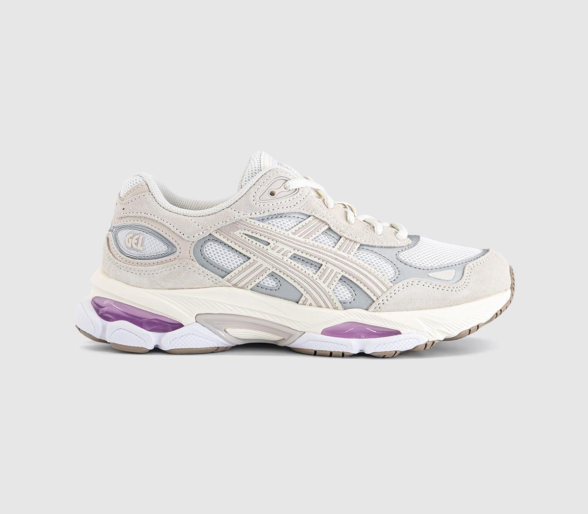 ASICS Gel NYC 2.0 Trainers White Taro Purple
