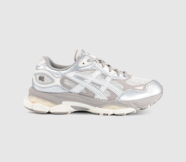 ASICS Gel Nyc 2.0 Trainers Smoke Grey Pure Silver
