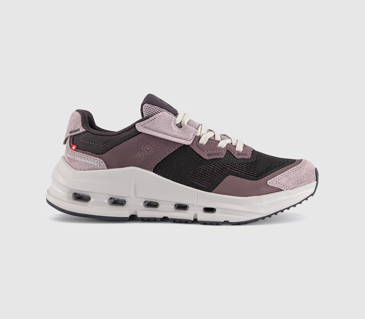 ON Cloudnova Rift Trainers Pebble Grape F