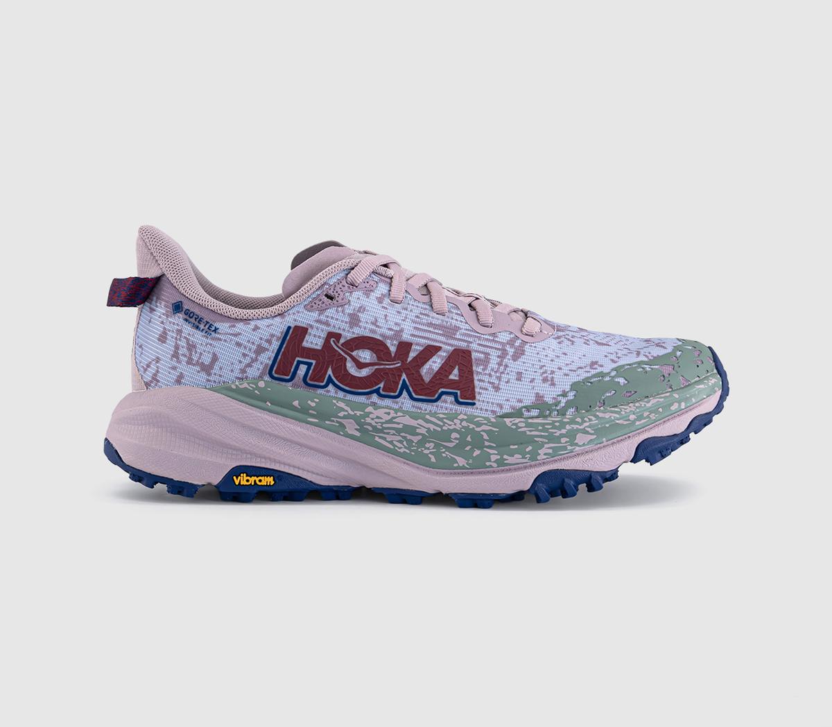 HOKA Speedgoat 6 GTX Trainers Fragrant Lilac Ambient Blue F