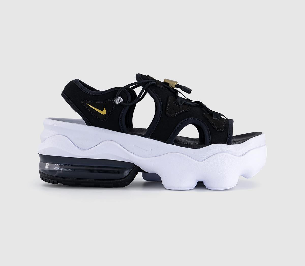Womens Nike Air Max Koko Sandals Black Metallic Goldanthracitewhite