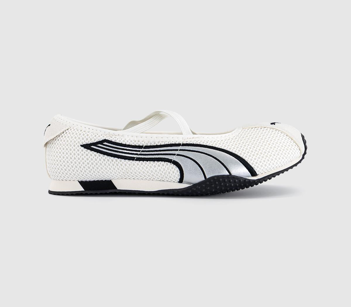 Womens PUMA H Street Ballet Shoes Warm White Silver