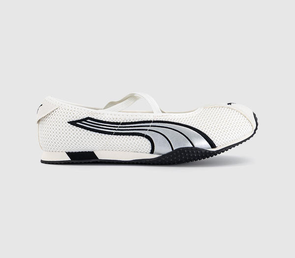 Womens PUMA H Street Ballet Shoes Warm White Silver