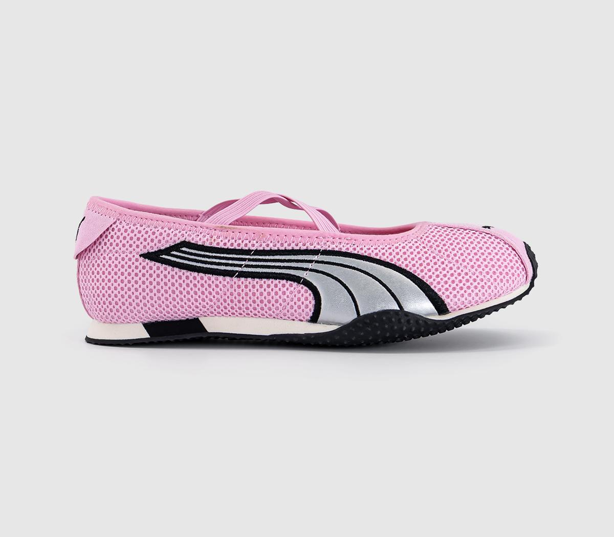 PUMA H Street Ballet Shoes Pink Shimmer Silver