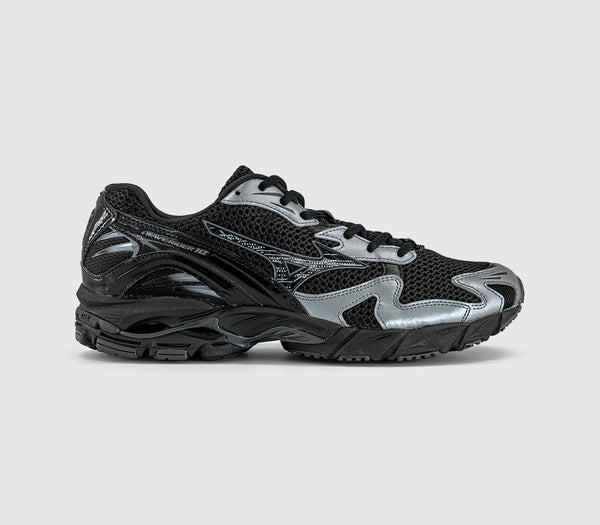 Mizuno Wave Rider 10 Trainers Black Black Sand Metallic Gray