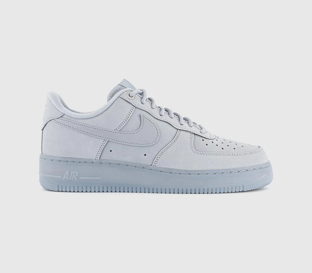 Nike Air Force 1 07 Trainers Wolf Grey Wolf Grey Black UK Size 8.5