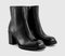 Womens OFFICE Apollo Heeled Platform Ankle Boots Black Leather