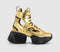 Comme Des Garcons CDG Noir Kei Ninomiya X Instapump Fury Hi Gold - OFFCUTS SHOES by OFFICE