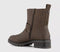 Womens EARTHADDICT Iris Buckle Detail Ankle Boot Brown